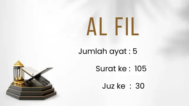 Surat Al Fil Arab, Latin dan Artinya