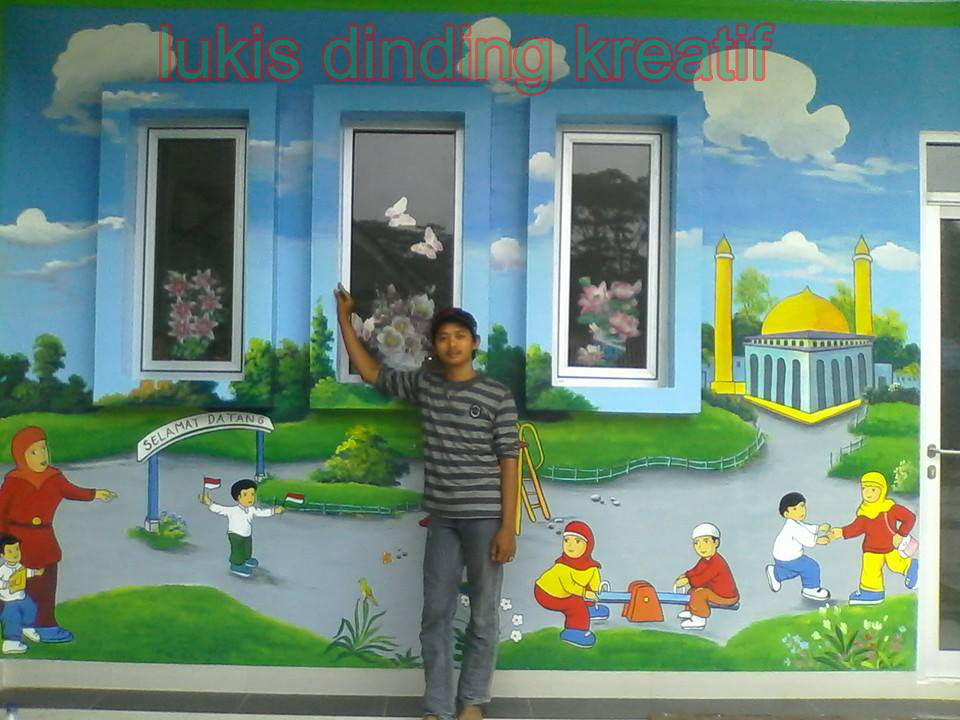 Gambar Jasa Lukis Tembok Dinding Mural Kreatif Jl Basmol 