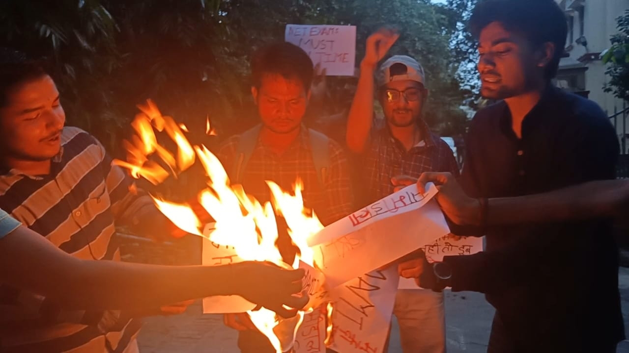 NSUI BHU NTA NET protest