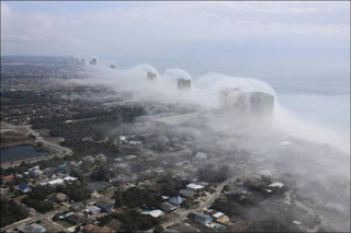 Photos of a windy day on the coast of Florida 