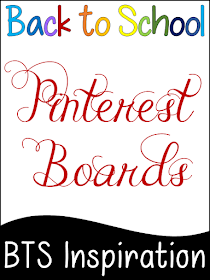 Back to School Pinterest boards