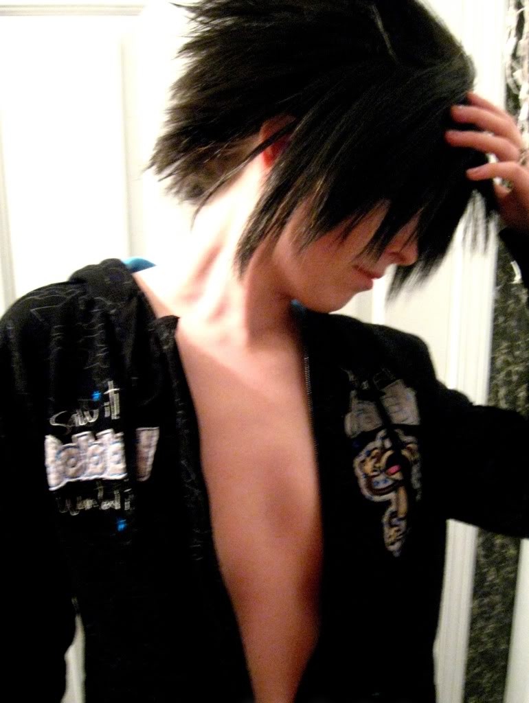 Sasuke Emo Hair Style Cosplay Photo TEMPLATE GRATIS