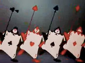 Alice in Wonderland was the alice in wonderland cartoon cards. Alice in Wonderland was the