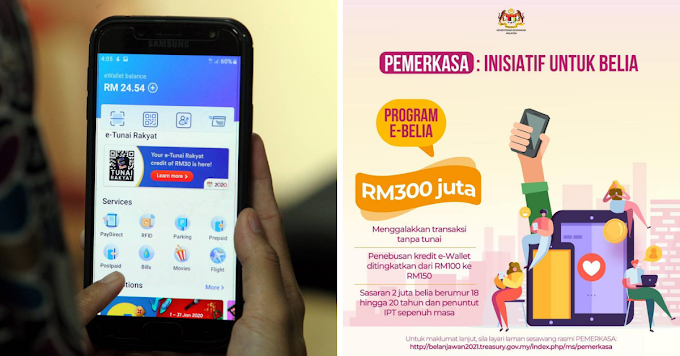 Tebus RM150 E Wallet Untuk eBelia Malaysia Mulai 1 Jun 2021