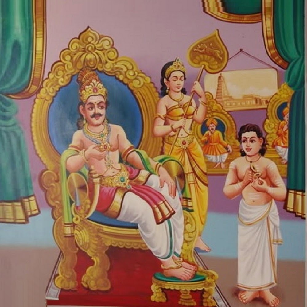 raja raja chozhan listens to devaram hymns