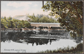 A postcard showing the Ledyard Bridge.
