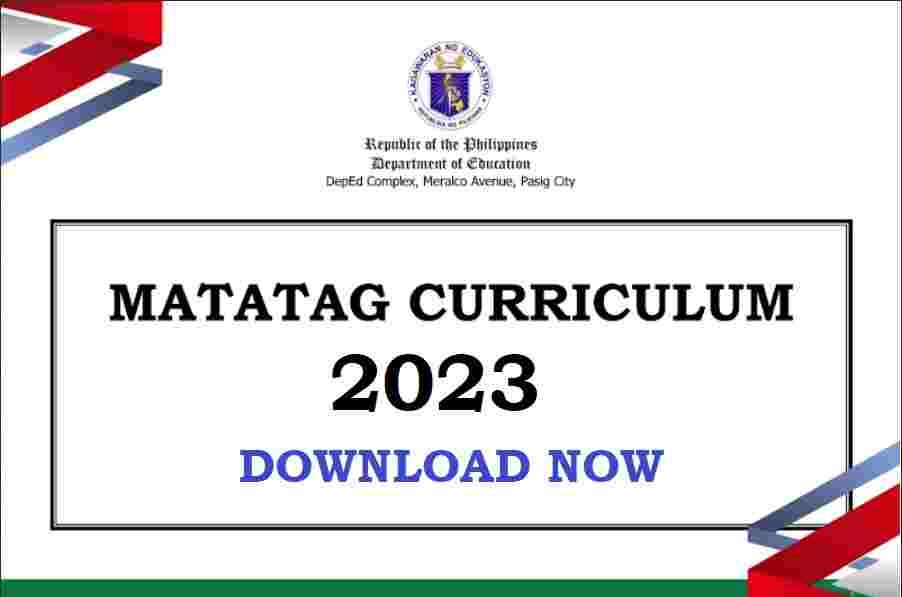 DepEd MATATAG K-10 Curriculum 2023 - Deped Tambayan