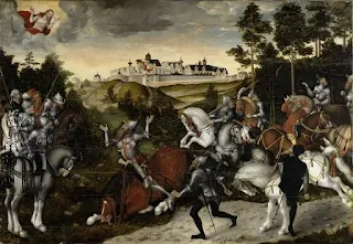 The Conversion of Saul, Lucas Cranach the Younger (1515-1586); Germanisches Nationalmuseum