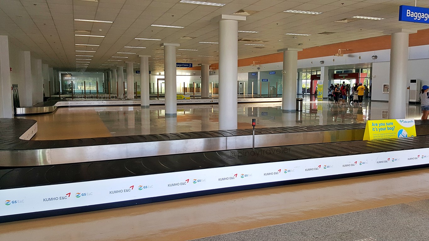 baggage carousel at Puerto Princesa International Airport