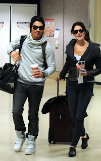 Ashley Greene and Joe Jonas at LAX Airport