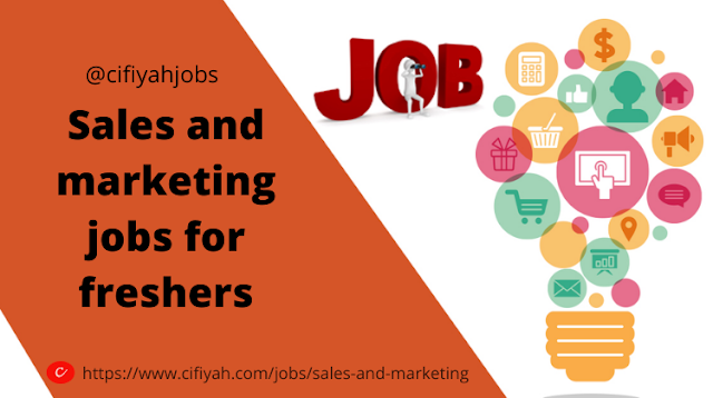 Sales and marketing jobs for fresher in Bangalore