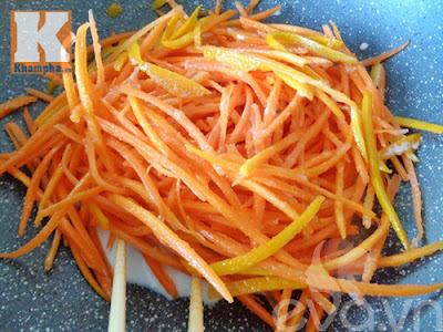 Mứt cà rốt sợi