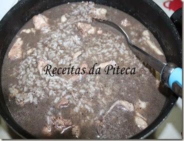 Arroz de cabidela de frango