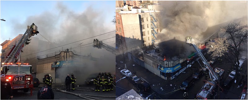 Incendio de cinco alarmas destruye negocios dominicanos en El Bronx 