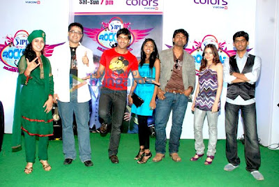 Hard Kaur and Kailash Kher at Colors Rockstar launch image
