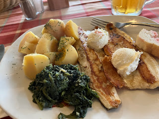 Abendessen in Kranjska Gora