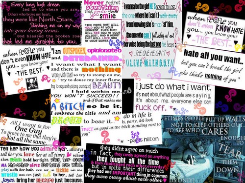 Collage quotes, quote collage, collage of quotes | Desktop Wallpapers ...