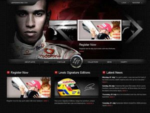 Lewis Hamilton site oficial