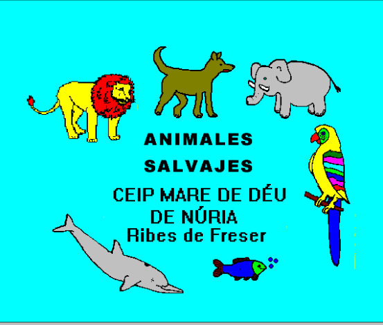 Animales salvajes. 