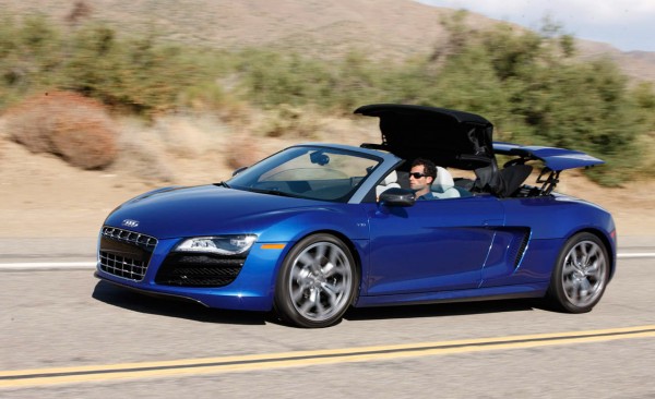 2011Blue Audi R8 Spyder 52 FSI Quattro Front Rear AngelBest and Expensive