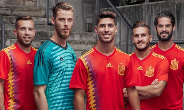 Jersey Spanyol Piala Dunia 2018