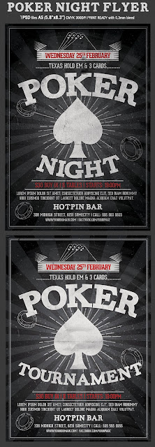  Poker Night Flyer Template