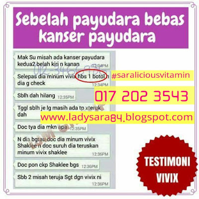 Bagaimana Kanser Boleh Berlaku ?, Vivix, Nutriferon, alfalfa, Testimoni kanser, Testimoni Vivix, Kanser, suoplemen Untuk Kanser,  Bagaimana Mencegah Kanser ?, Sebelah Payudara Bebas Kanser  Selepas Habis Sebotol Vivix, Doktor susruh dia teruskan minum vivix shaklee, Doktor cakap shaklee bagus