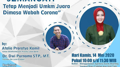 Bank bjb Gelar Bincang Bisnis Bagi Pelaku UMKM Agar Tetap Berdaya Saing di Tengah Pandemi Covid-19