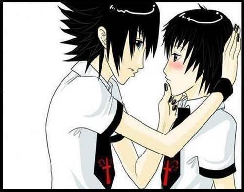 cute emo love anime. Cute emo Anime love