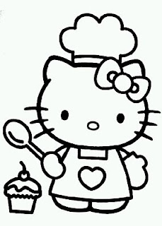 Dibujos de Hello Kitty para Pintar, parte 4