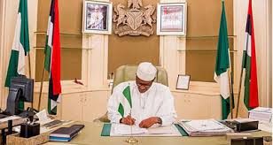 Buhari writing