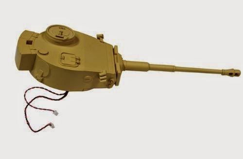 TIGER I PLASTIC TURRET UNPAINTED