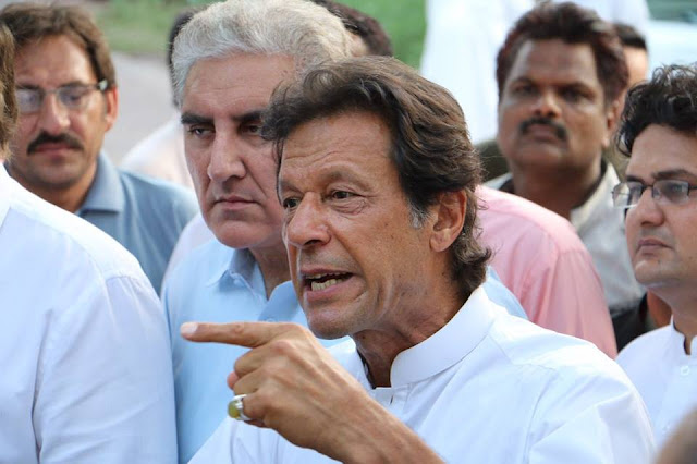 Imran Khan lashes out against the provocation of violence by MQM chief