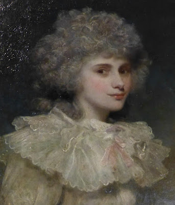 Lady Elizabeth Foster, later Duchess of Devonshire, in South Sketch Gallery, Chatsworth