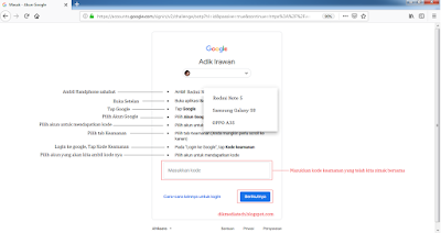Cara memulihkan password akun google terbaru