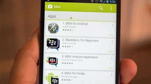 cara install bbm di android