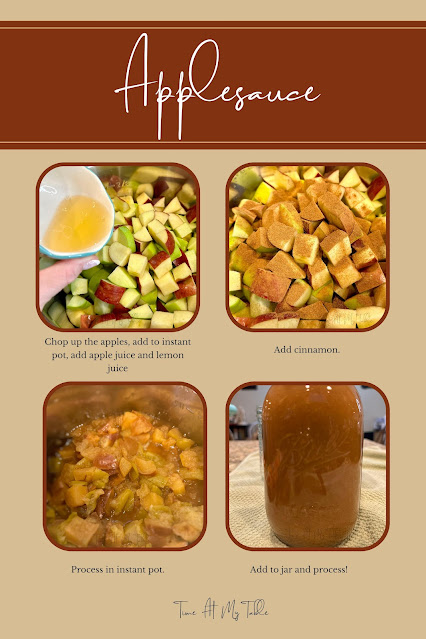 step by step to make applesauce
