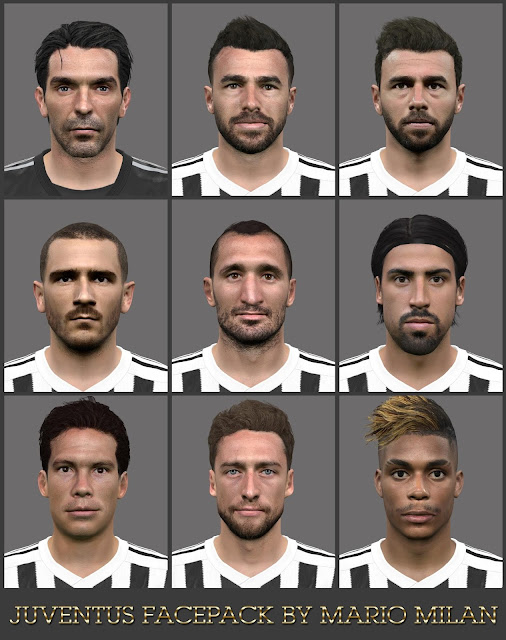 PES 2016 Juventus Facepack by MarioMilan