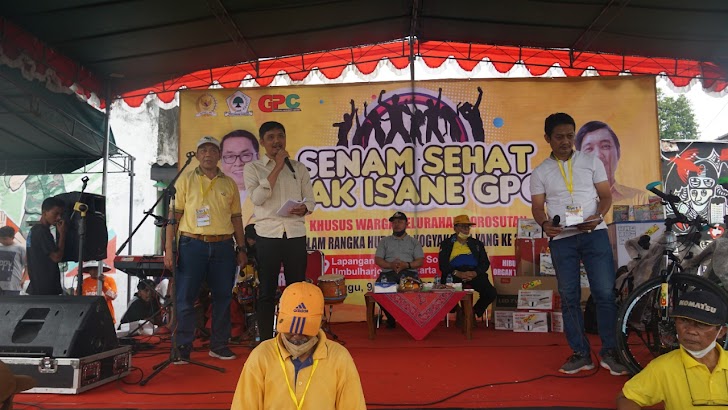 Peringati HUT Kota Yogyakarta ke 266 Dengan Senam Sak Isane Bareng GPC