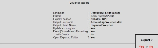 How to Export Data from Tally?