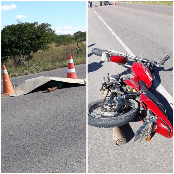 COLISÃO DE CARRO E MOTO DEIXA UM MORTO NA ZONA RURAL DE TEREZINHA