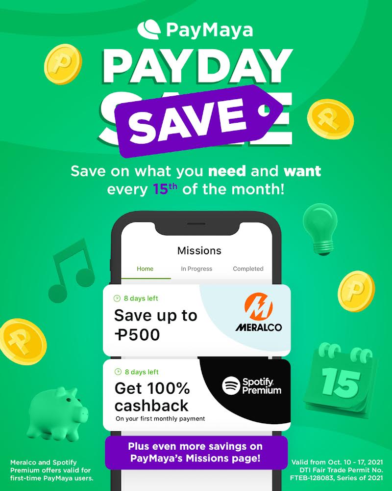 Turn PayDay Sales into PayDay Save with PayMaya  