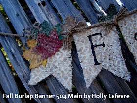 Fall Burlap Banner 504 Main by Holly Lefevre