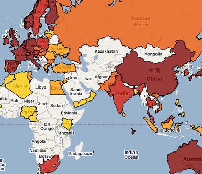 map of the world with countries. the world#39;s countries (a