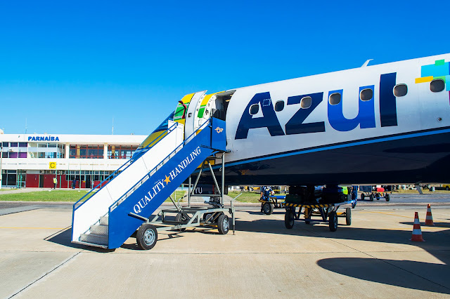 Resultado de imagem para AZUL LINHAS AÃ‰REAS PARNAÃBA