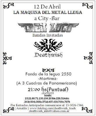 La maquina del metal llega a Martinez!!!