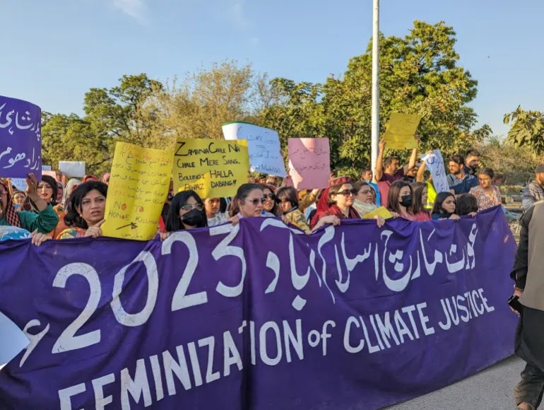 Paquistanesas marcam o Dia Internacional da Mulher com marcha e protestos