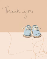 Sweet Prince Baby Shower Thank You Card 