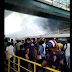 Vídeo: Ônibus pega fogo em terminal na zona leste de Manaus