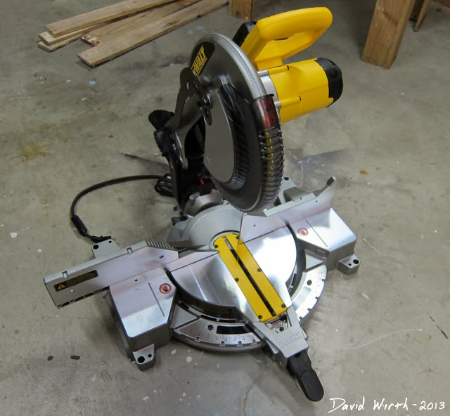 12" dewalt miter saw, table saw,